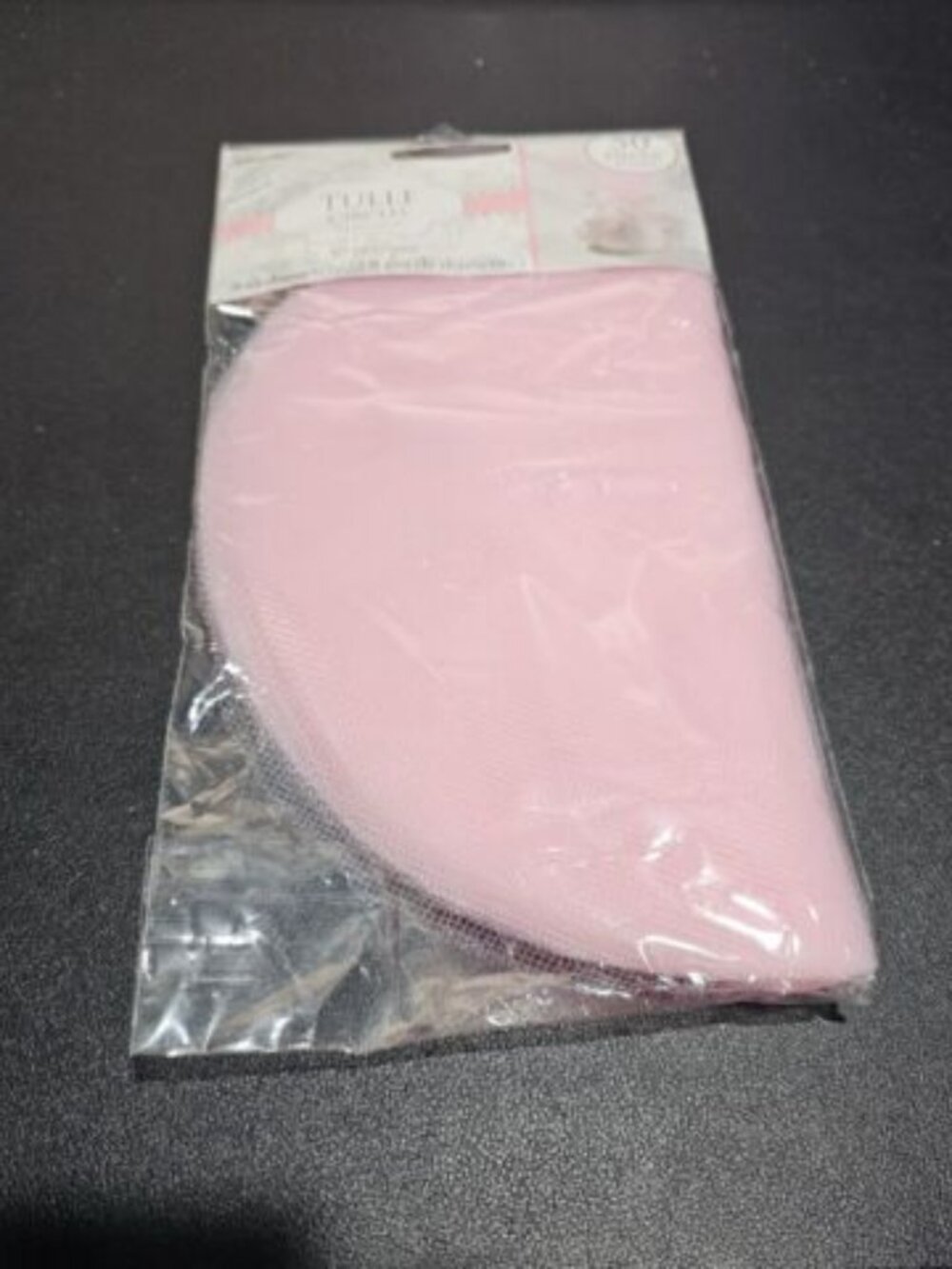 Light Pink Tulle Circles 9" Wedding Baby Bridal Shower Favor 50 Pieces Amscan